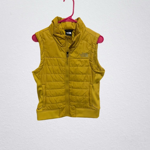 The North Face Mustard Quilted Vest
